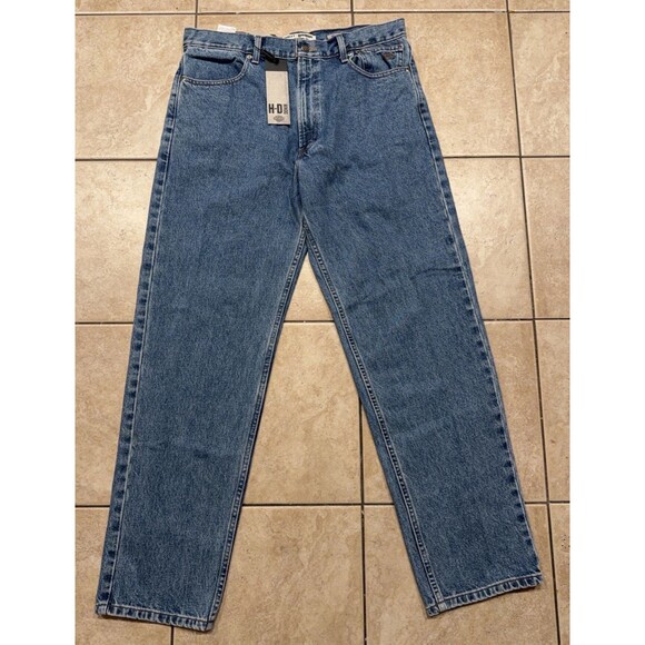 Harley-Davidson Other - Harley Davidson Jeans Mens 36x32 Blue Straight Leg Relaxed Fit Biker Motorcycle